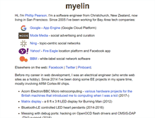 Tablet Screenshot of myelin.co.nz